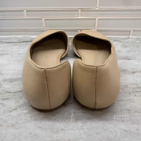 Vince Cyder Cappuccino Leather Flats Size 7.5 EUR 37.5 - Picture 5 of 9